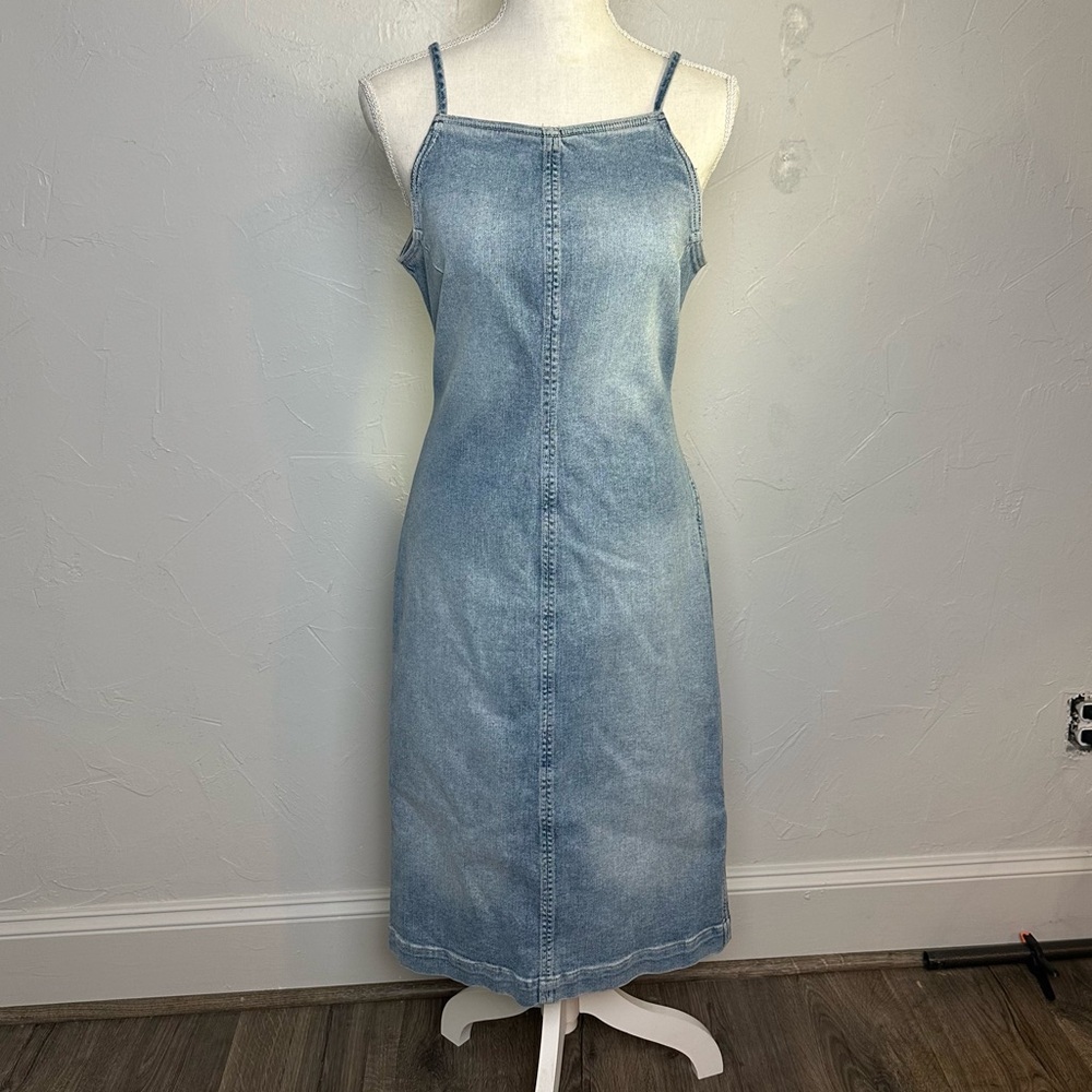 DL1961 Esme Denim Bodycon Midi Dress